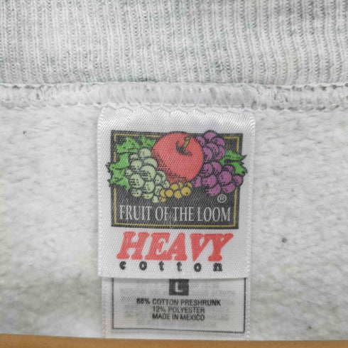 フルーツオブザルーム FRUIT OF THE LOOM 00s キャラクタープリントクルーネックスウェット メンズ L