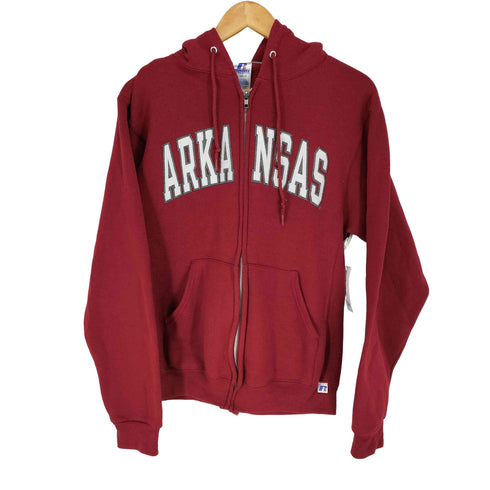 ラッセルアスレチック RUSSELL ATHLETIC ARKA NSAS フロント刺繍ジップパーカー メンズ S