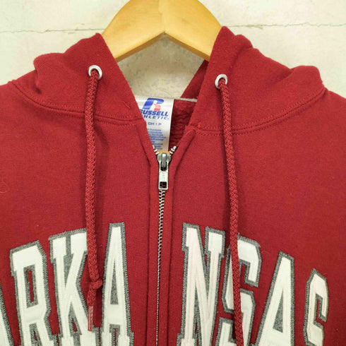 ラッセルアスレチック RUSSELL ATHLETIC ARKA NSAS フロント刺繍ジップパーカー メンズ S
