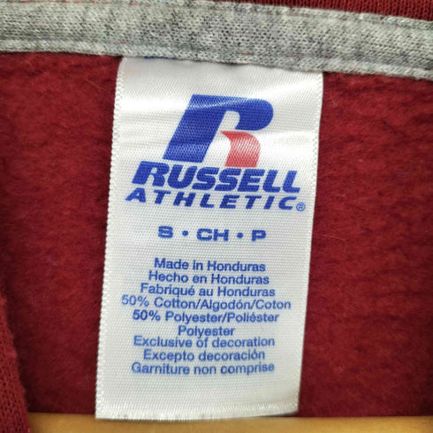 ラッセルアスレチック RUSSELL ATHLETIC ARKA NSAS フロント刺繍ジップパーカー メンズ S