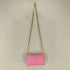 ヴェルサーチ VERSACE EVENING PINK LEATHER CHAIN BAG ショルダーバッグ レディース