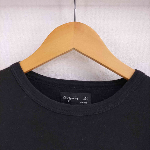 アニエスベー agnes b. ロゴプリント コットン 半袖Tシャツ レディース T1