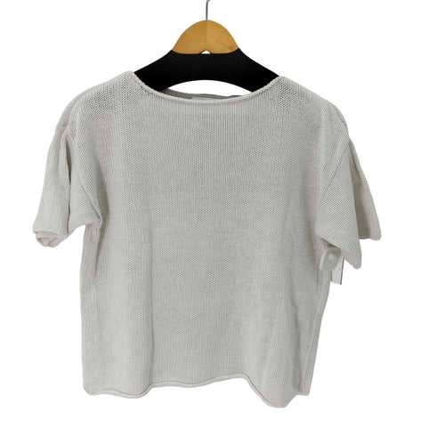 ジョーンズニューヨーク JONES NEW YORK リネンコットン 半袖 サマーニット レディース import:M