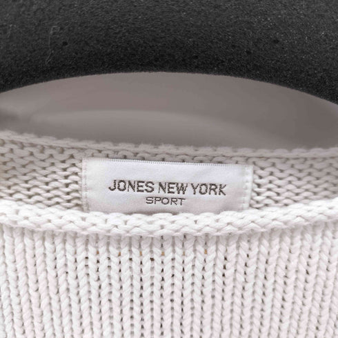 ジョーンズニューヨーク JONES NEW YORK リネンコットン 半袖 サマーニット レディース import:M