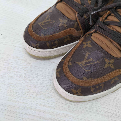 ルイヴィトン LOUIS VUITTON LVトレイナー モノグラム スエード メンズ 6 1/2