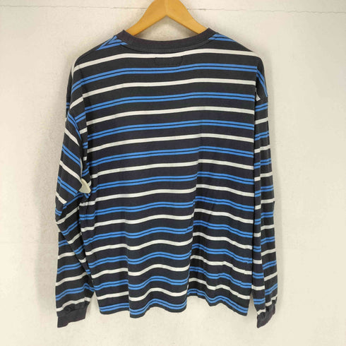 ディアスポラスケートボーズ Diaspora Skateboards ロゴ刺繍ボーダー柄 L/S TEE メンズ L