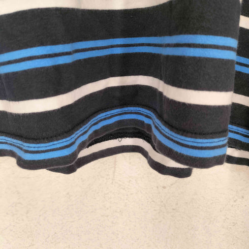 ディアスポラスケートボーズ Diaspora Skateboards ロゴ刺繍ボーダー柄 L/S TEE メンズ L
