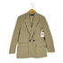 ザラ ZARA ストライプ ダブルブレスト テーラードジャケット レディース import:XS