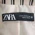 ザラ ZARA ストライプ ダブルブレスト テーラードジャケット レディース import:XS
