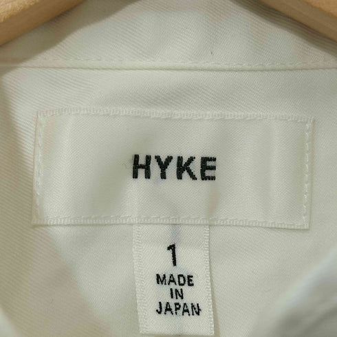 ハイク HYKE エポレット スタンドカラーL/S シャツ レディース 1