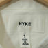 ハイク HYKE エポレット スタンドカラーL/S シャツ レディース 1
