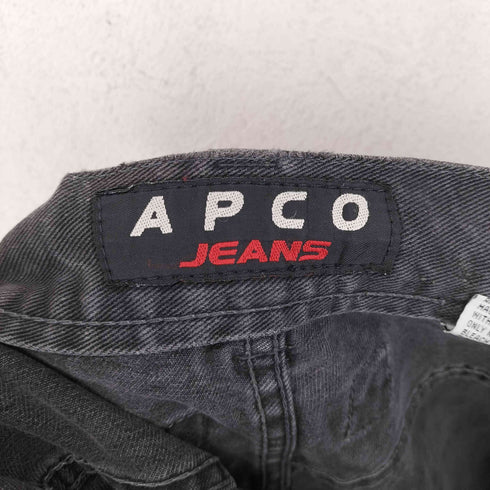 APCO JEANS 00s ブラックバギーデニム street メンズ 36