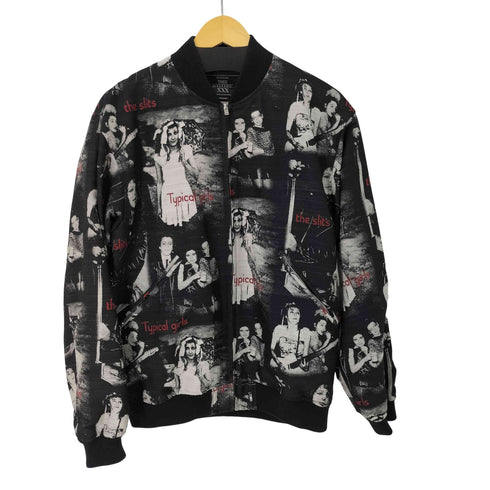 ヒステリックグラマー HYSTERIC GLAMOUR THE SLITS PHOTO CUT ジャカード ZIPアップリブ ジャケット メンズ import:M