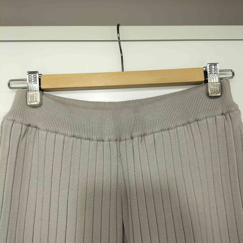 ロクビューティーアンドユースユナイテッドアローズ 6 BEAUTY & YOUTH UNITED ARROWS 24AW リブニット パンツ レディース JPN:38
