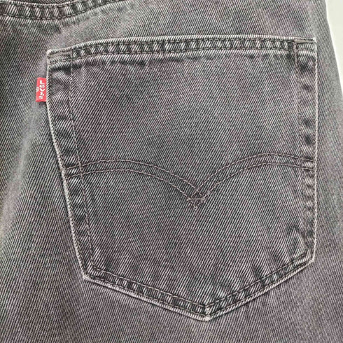 リーバイス Levis ジップフライブラックデニムパンツ メンズ