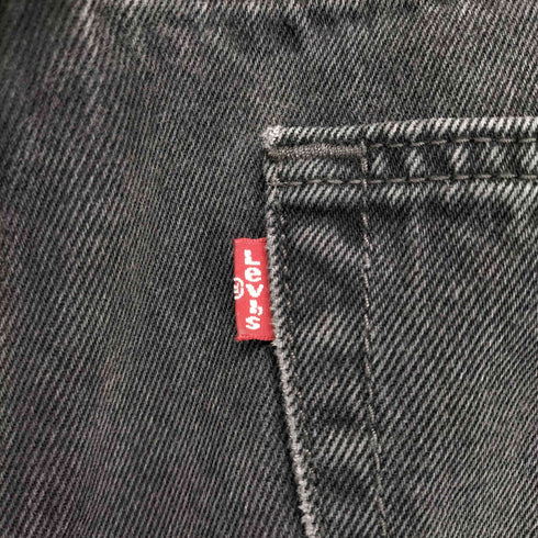 リーバイス Levis ジップフライブラックデニムパンツ メンズ