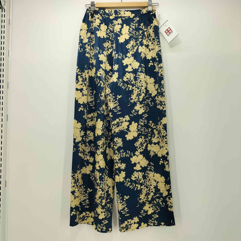 ロクビューティーアンドユースユナイテッドアローズ 6 BEAUTY & YOUTH UNITED ARROWS 24SS SATIN FLOWER PRINT PANTS レディース JPN:36
