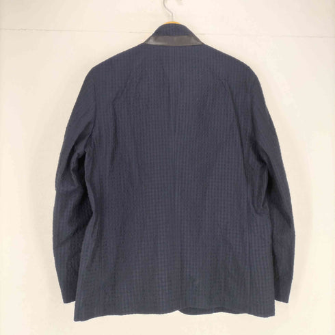 ランバン LANVIN シルク チンストラップ ジップジャケット メンズ B46