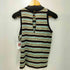 ロクビューティーアンドユースユナイテッドアローズ 6 BEAUTY & YOUTH UNITED ARROWS 22SS MULTI BORDER NO SLEEVE T-SHIRT レディース