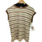 ロクビューティーアンドユースユナイテッドアローズ 6 BEAUTY & YOUTH UNITED ARROWS 22SS COTTON MULTI BORDER NO SLEEVE T-SHIRT レディース