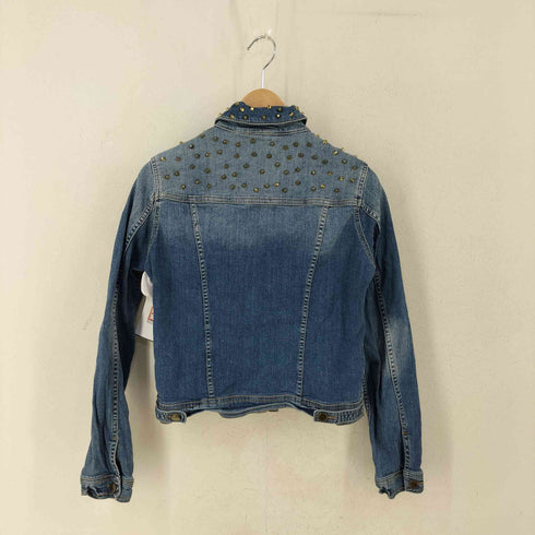 ザラ ZARA スタッズ デニム ジャケット Y2K レディース M
