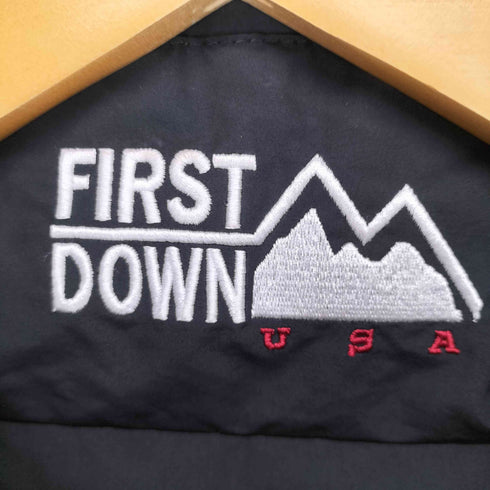 ファーストダウン FIRST DOWN リバーシブルダウンベスト メンズ XL