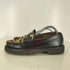 ジーエイチバス G.H.BASS WEEJUNS BLACK&LEOPARD RUG SOLE ハラコ レオパード ローファー メンズ 6 1/2