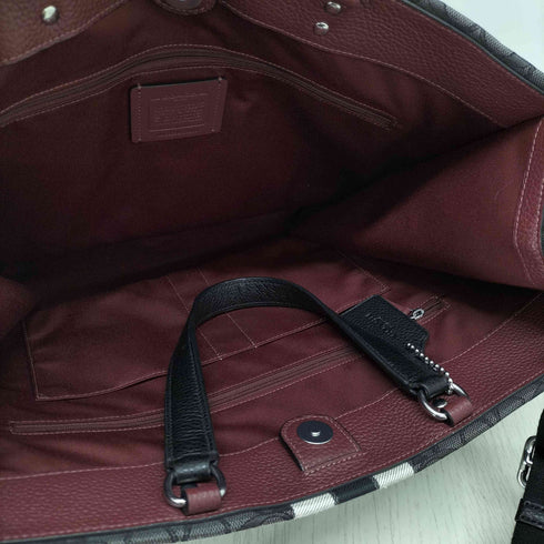 コーチ COACH デンプシー 40 2WAY トートバッグ キャンバス レディース