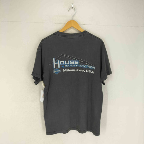 ハーレーダビッドソン HARLEY-DAVIDSON 両面プリントクルーネックTシャツ メンズ L