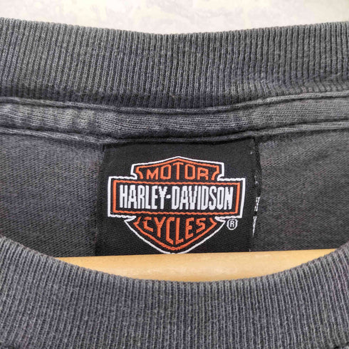ハーレーダビッドソン HARLEY-DAVIDSON 両面プリントクルーネックTシャツ メンズ L