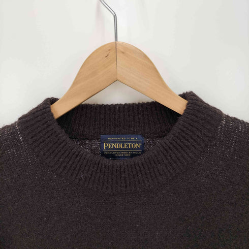 ペンドルトン PENDLETON バックハーディングクルーネックニット メンズ JPN:M