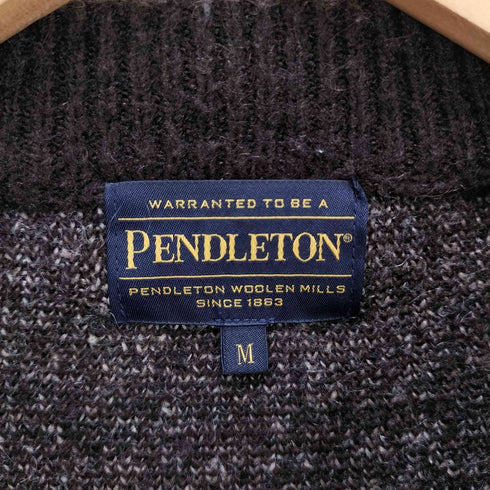 ペンドルトン PENDLETON バックハーディングクルーネックニット メンズ JPN:M
