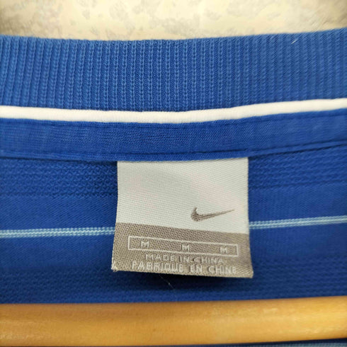 ナイキ NIKE 00s ボーダー柄 クルーネックTシャツ メンズ M