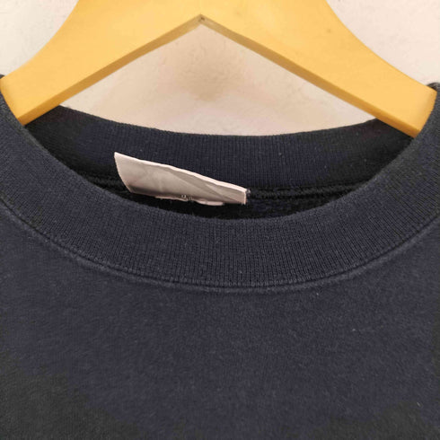 ヘインズ Hanes 刺繍タグ プリント クルーネック スウェット メンズ