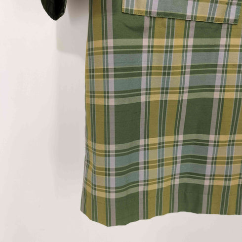 ロクビューティーアンドユースユナイテッドアローズ 6 BEAUTY & YOUTH UNITED ARROWS 21SS CHECK SHORT SLEEVE JACKET レディース JPN:36