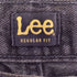 リー Lee メキシコ製 REGULAR FIT ストレートブラックデニムパンツ メンズ 36/32