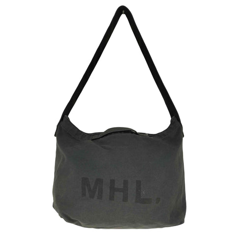 エムエイチエル MHL. ロゴプリントショルダーバッグ メンズ