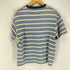 パブリュクス PUBLUX チームロゴワッペンボーダー柄クルーネックTシャツ メンズ S