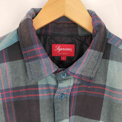 シュプリーム Supreme 20AW Quilted Flannel Shirt メンズ import:L