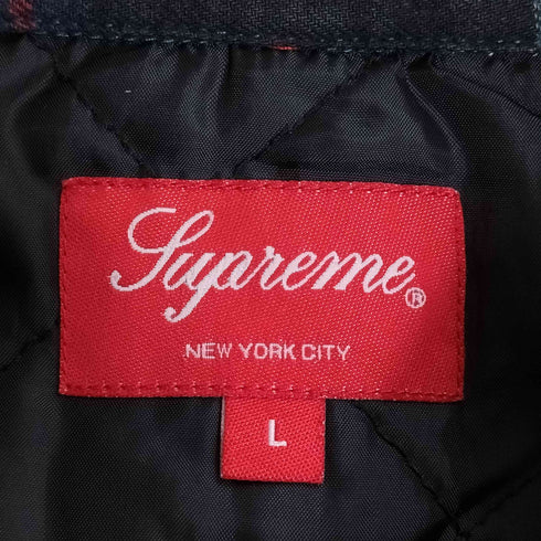 シュプリーム Supreme 20AW Quilted Flannel Shirt メンズ import:L