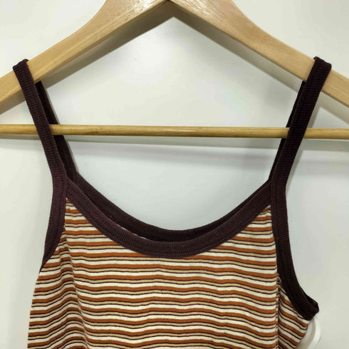 ロクビューティーアンドユースユナイテッドアローズ 6 BEAUTY & YOUTH UNITED ARROWS 21SS BORDER CAMISOLE レディース