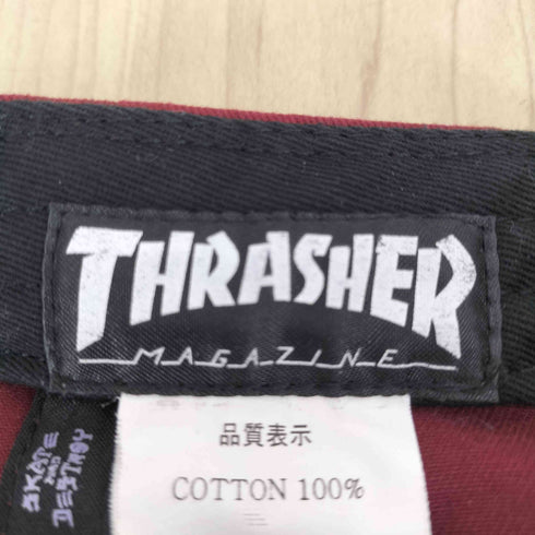 スラッシャー THRASHER GONZロゴ刺繍キャップ メンズ