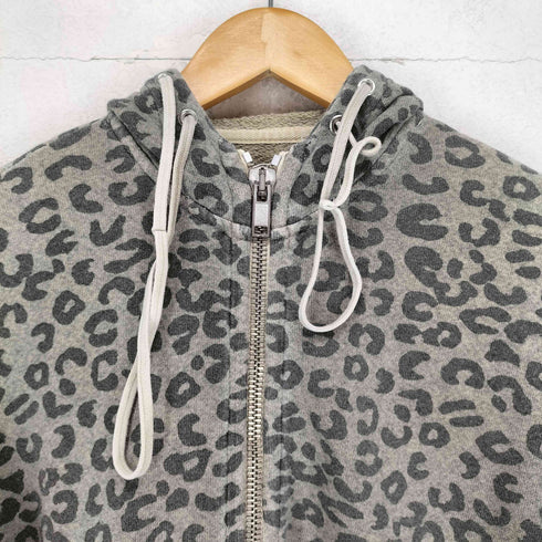 KLAY レオパード柄 ジップアップパーカー Y2K メンズ import:XS