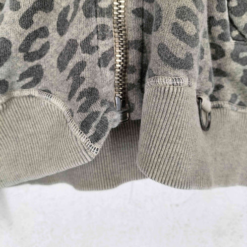 KLAY レオパード柄 ジップアップパーカー Y2K メンズ import:XS