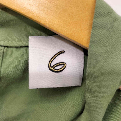 ロクビューティーアンドユースユナイテッドアローズ 6 BEAUTY & YOUTH UNITED ARROWS 24SS COTTON PIPING SHIRT レディース JPN:36