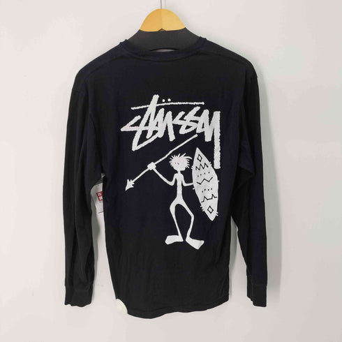 ステューシー Stussy シャドーマン バックプリント 長袖カットソー メンズ import:M
