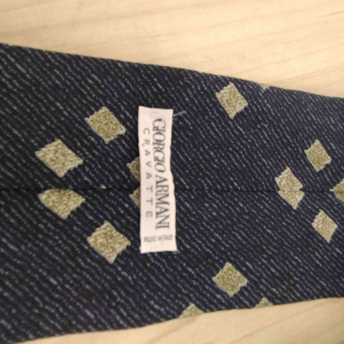 ジョルジオアルマーニ Giorgio Armani 総柄シルクネクタイ メンズ