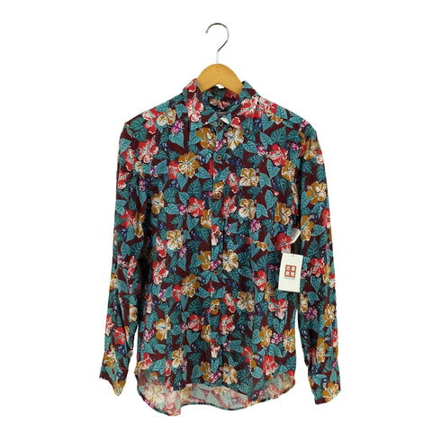 イッティビッティ ITTY-BITTY Vintage Fabric 花柄 コットン レギュラーカラーシャツ メンズ JPN:3