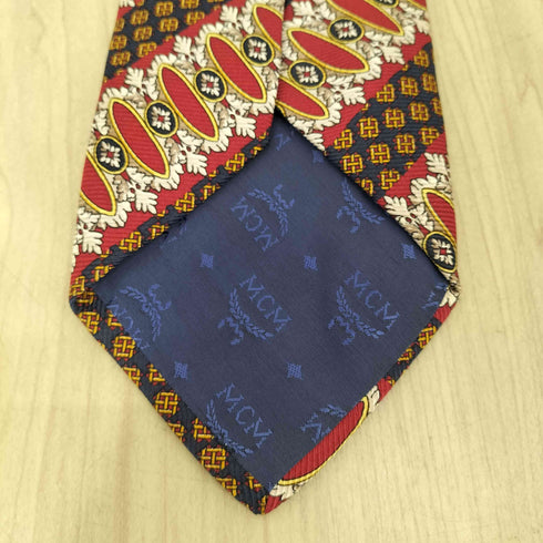 エムシーエム MCM 総柄シルクネクタイ メンズ