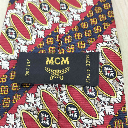 エムシーエム MCM 総柄シルクネクタイ メンズ